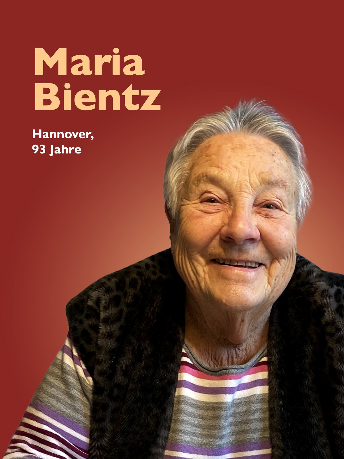 Maria Bientz, 93 Jahre, Hannover