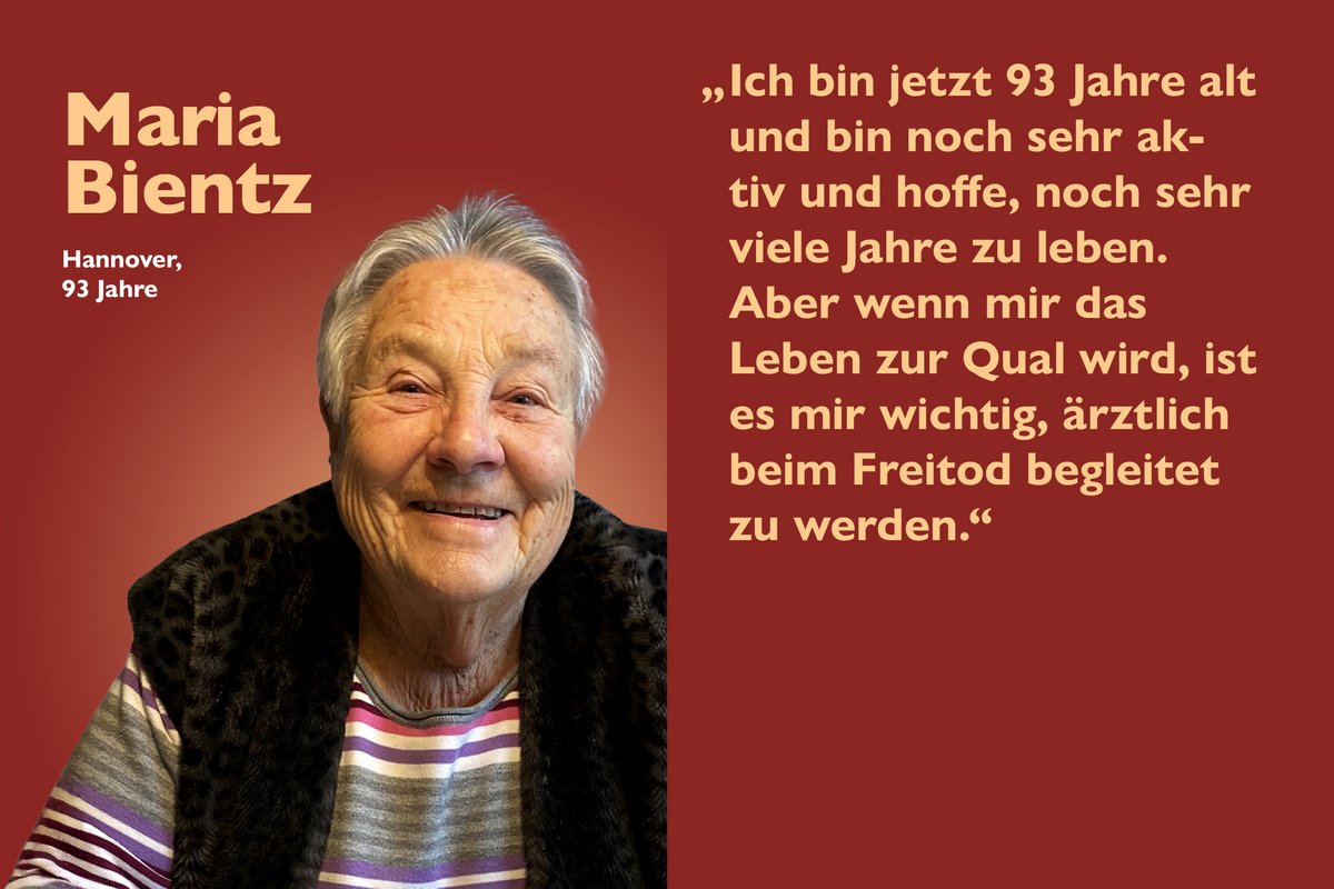 Foto eines Mitglieds mit Zitat