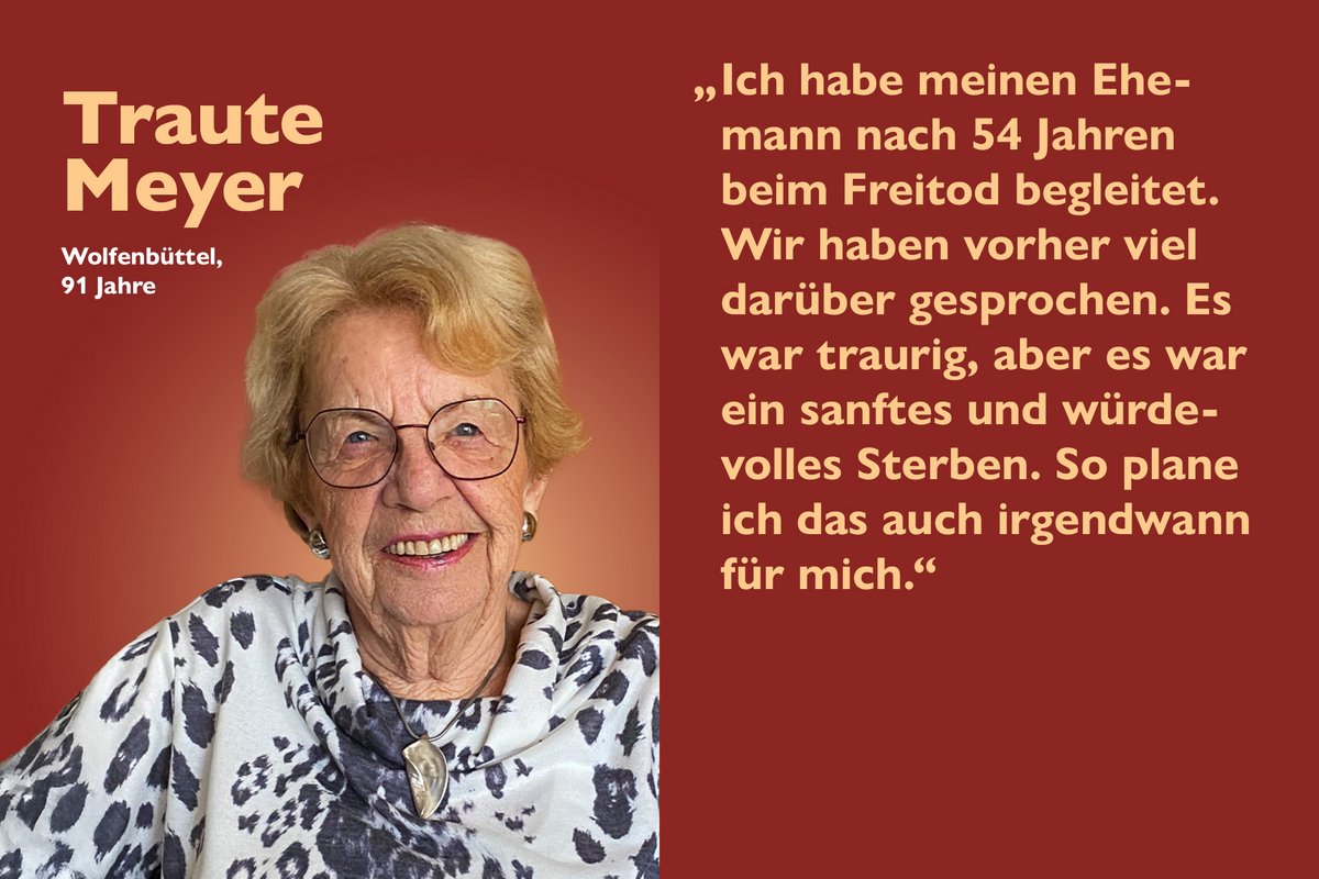 Foto eines Mitglieds mit Zitat